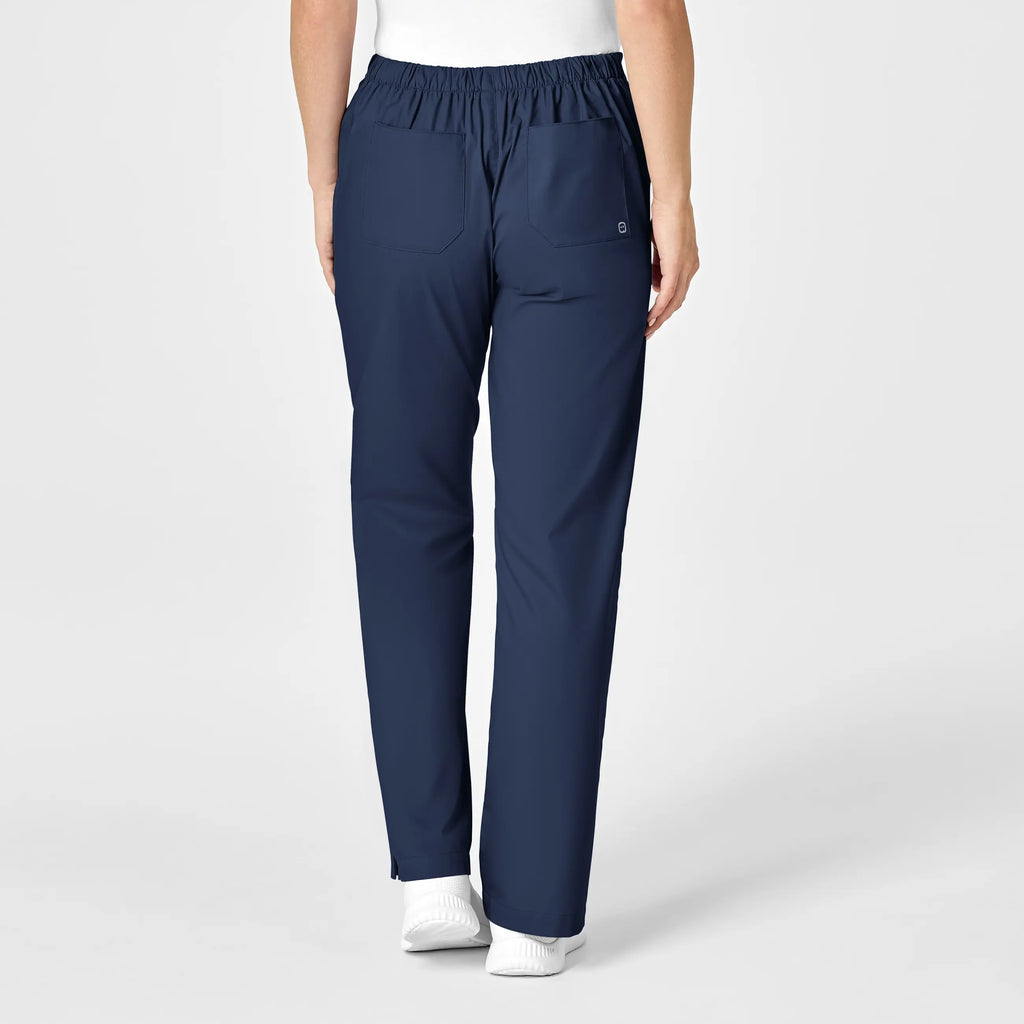 Wink Scrubs Women's Flare Leg Scrub Pant Navy | scrub-supply.com