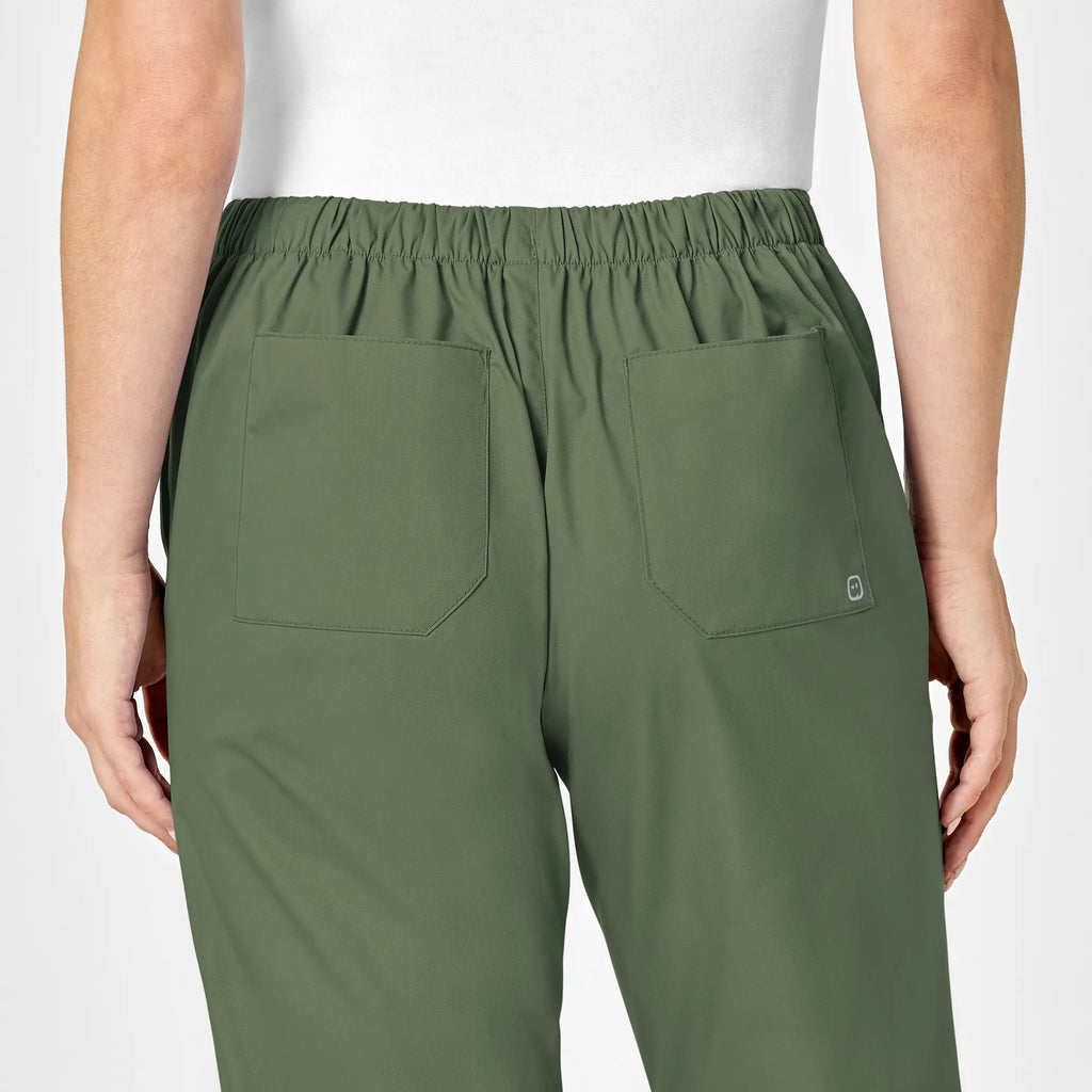 Wink Scrubs Women's Flare Leg Scrub Pant Olive | scrub-supply.com