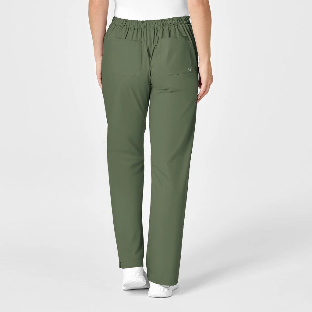 Wink Scrubs Women's Flare Leg Scrub Pant Olive | scrub-supply.com