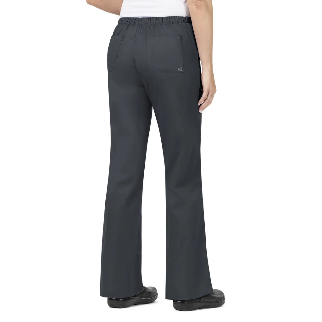 Wink Scrubs Women's Flare Leg Scrub Pant Pewter | scrub-supply.com