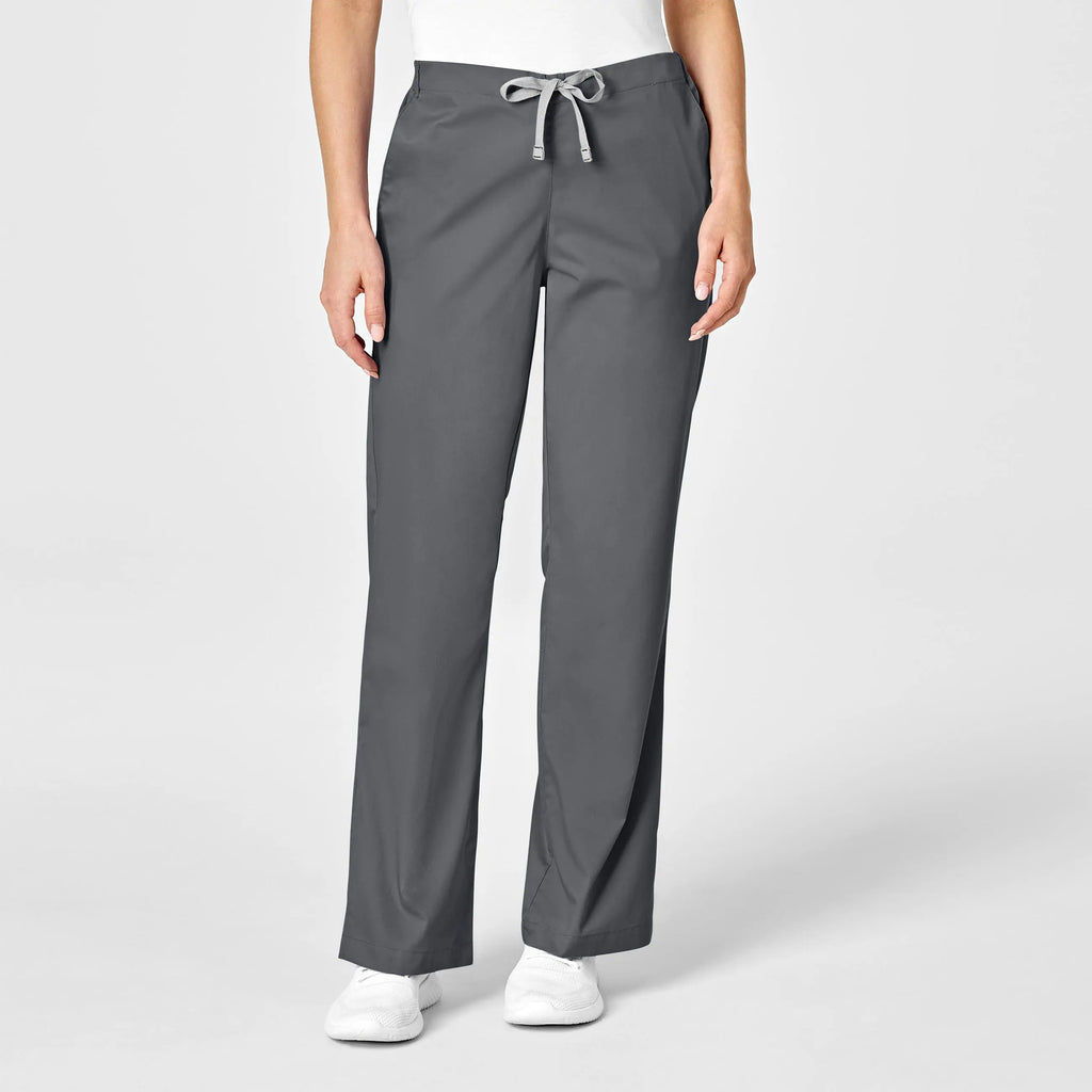 Wink Scrubs Women's Flare Leg Scrub Pant Pewter | scrub-supply.com