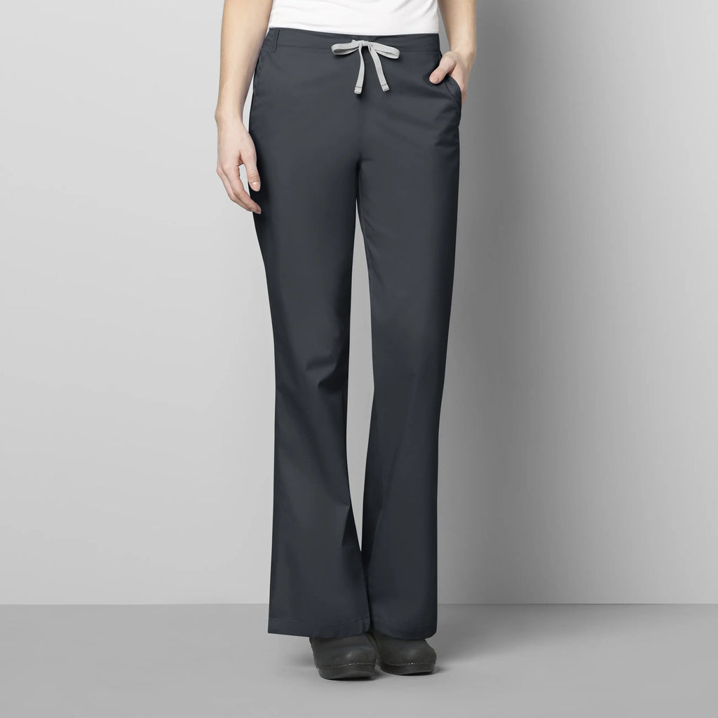 Wink Scrubs Women's Flare Leg Scrub Pant Pewter | scrub-supply.com