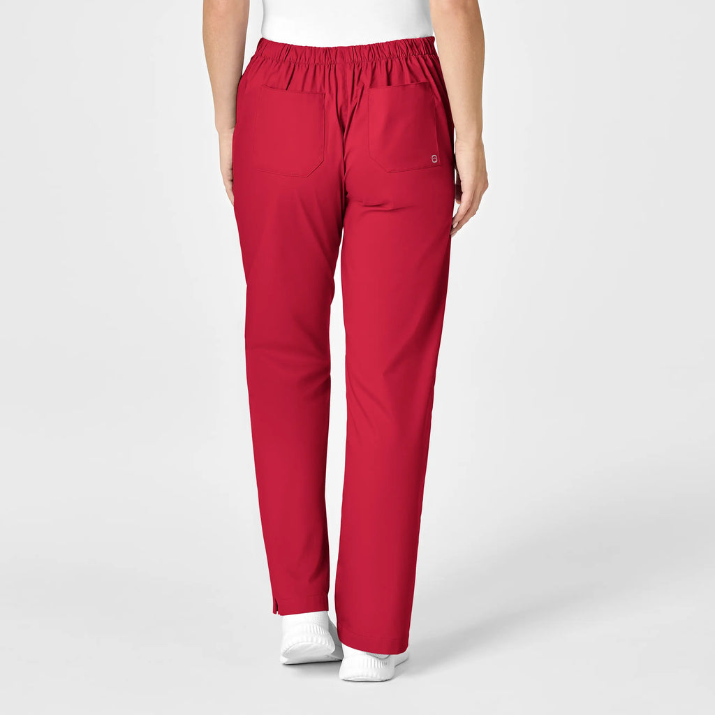 Wink Scrubs Women's Flare Leg Scrub Pant Red | scrub-supply.com