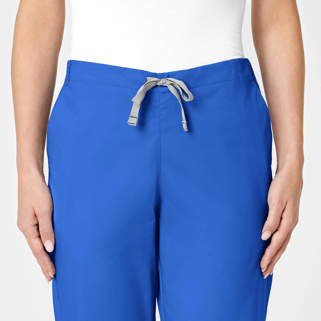 Wink Scrubs Women's Flare Leg Scrub Pant Royal Blue | scrub-supply.com