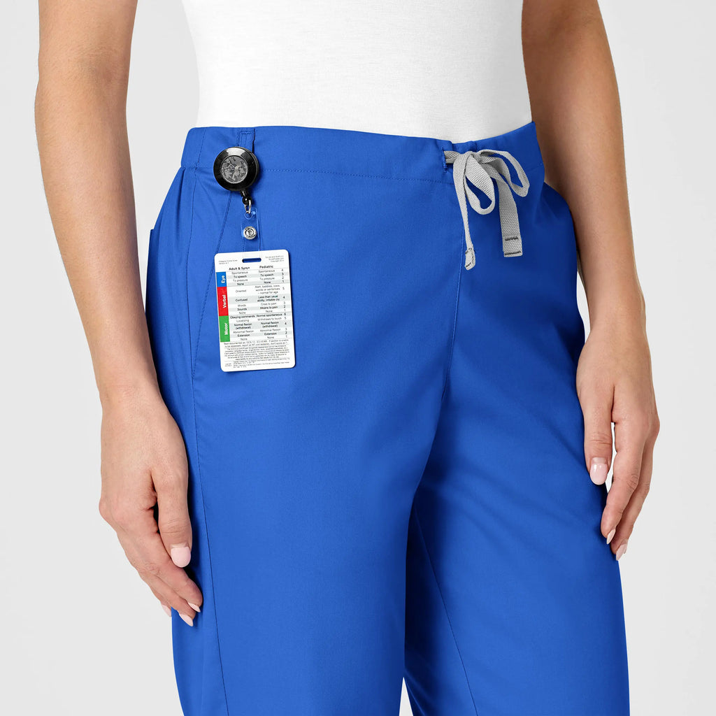 Wink Scrubs Women's Flare Leg Scrub Pant Royal Blue | scrub-supply.com