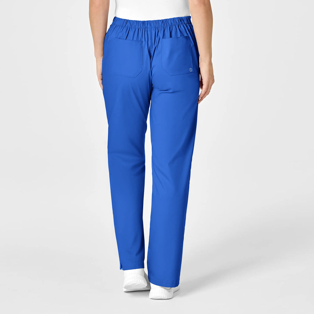 Wink Scrubs Women's Flare Leg Scrub Pant Royal Blue | scrub-supply.com