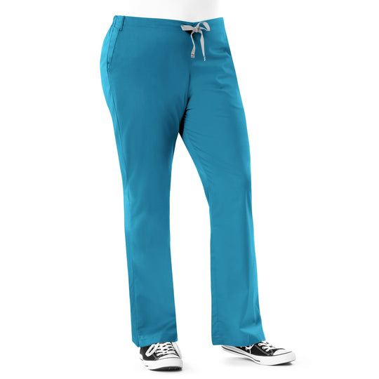 Wink Scrubs Women's Flare Leg Scrub Pant Teal | scrub-supply.com