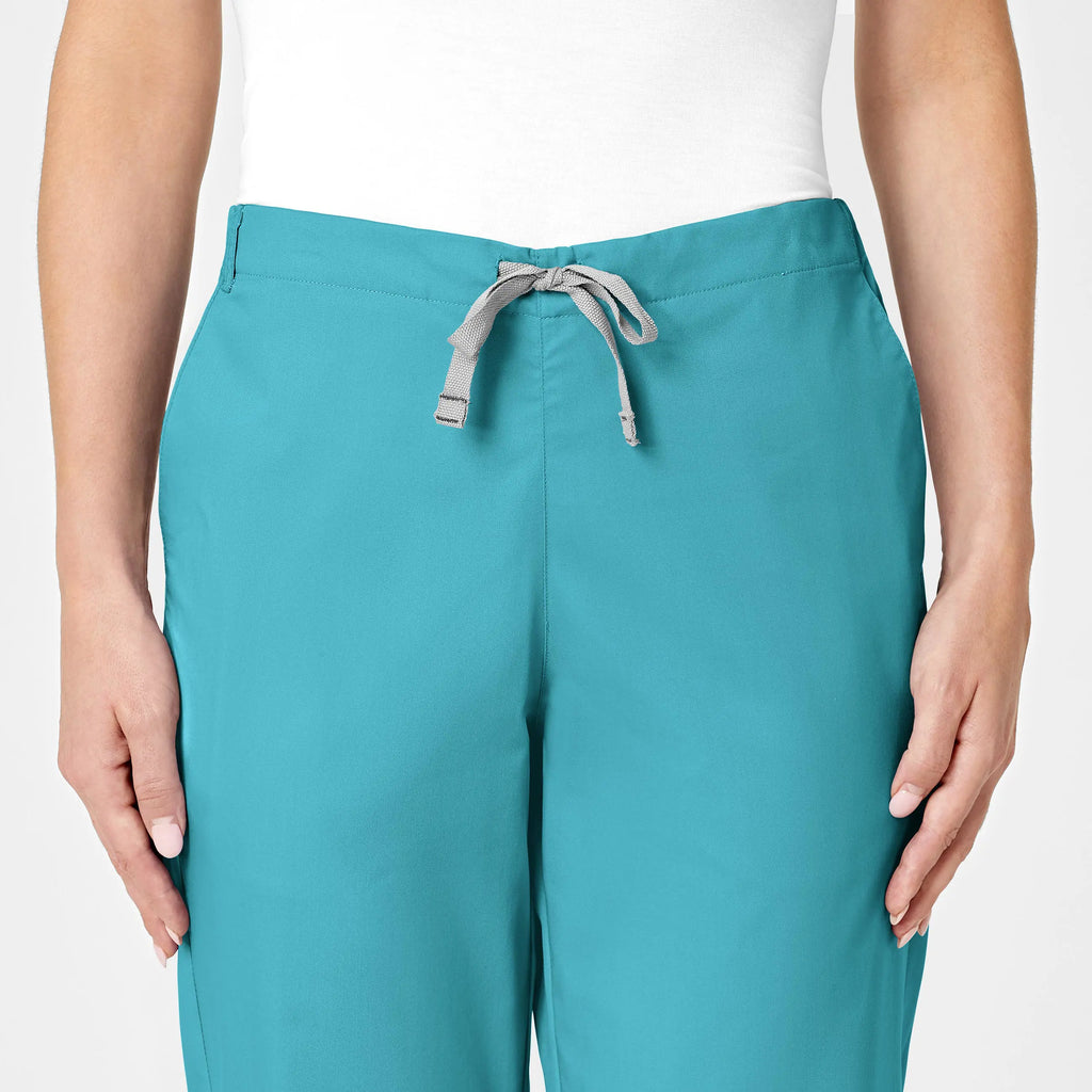 Wink Scrubs Women's Flare Leg Scrub Pant Teal | scrub-supply.com