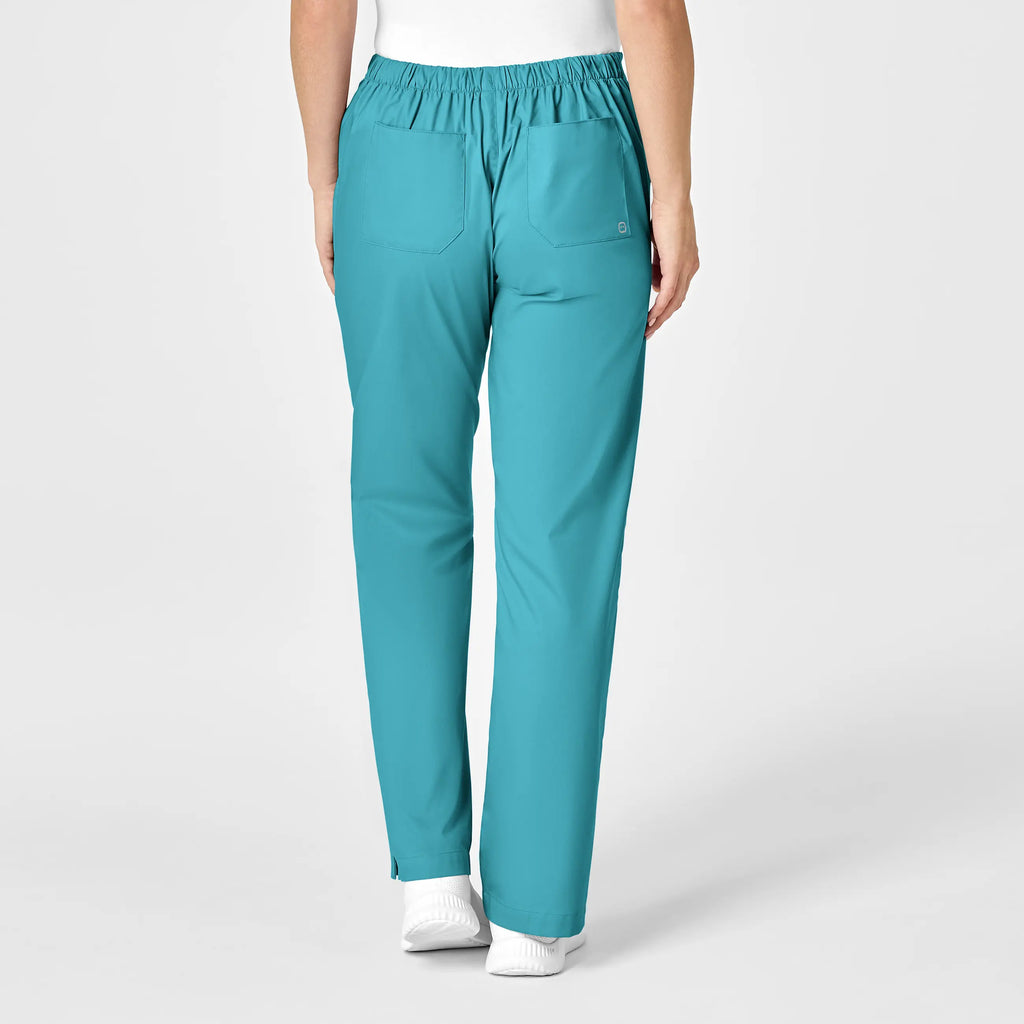 Wink Scrubs Women's Flare Leg Scrub Pant Teal | scrub-supply.com