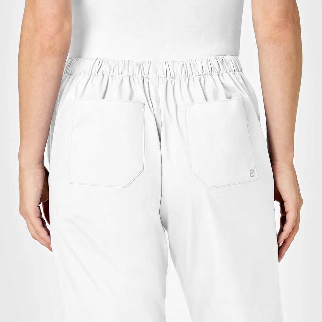 Wink Scrubs Women's Flare Leg Scrub Pant White | scrub-supply.com