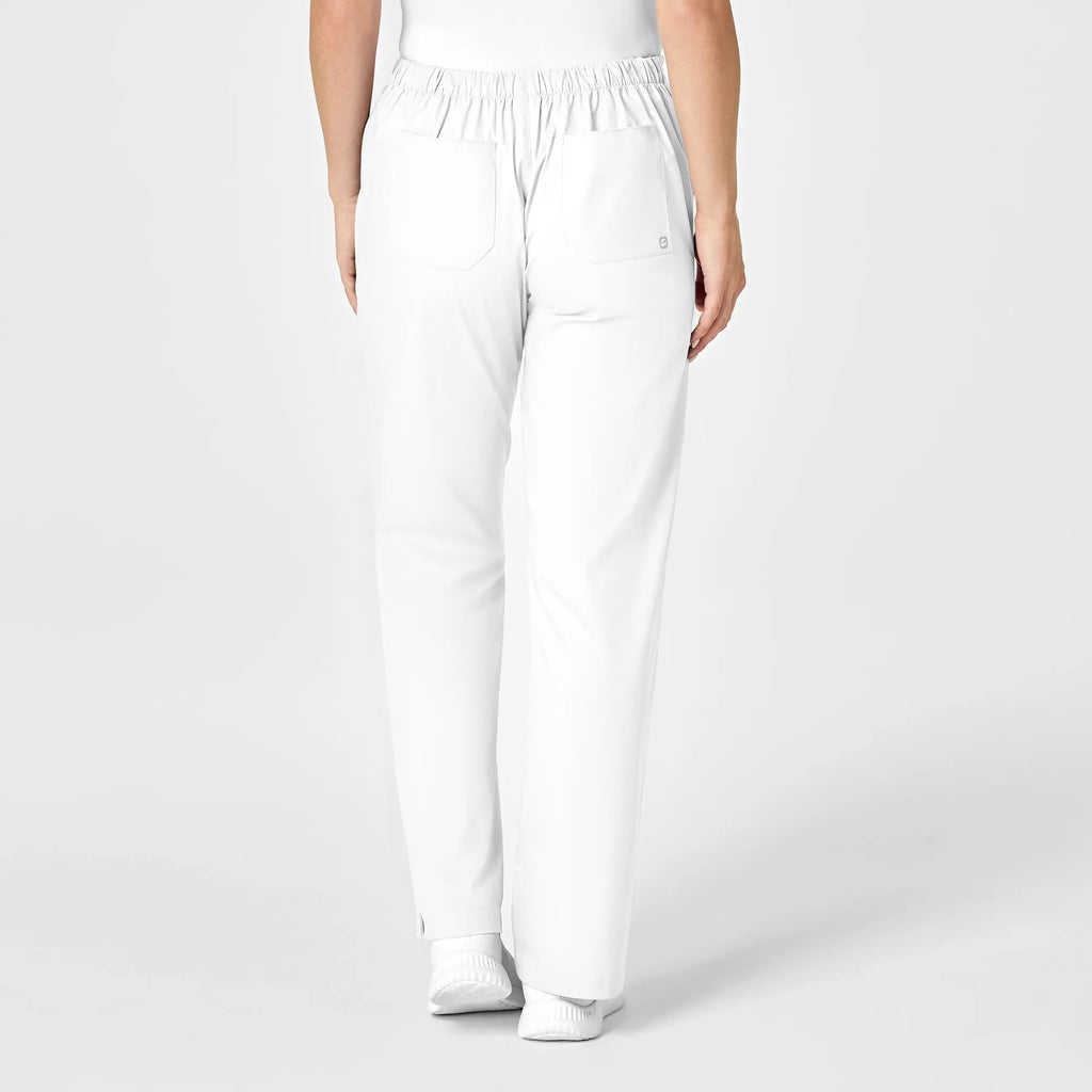 Wink Scrubs Women's Flare Leg Scrub Pant White | scrub-supply.com