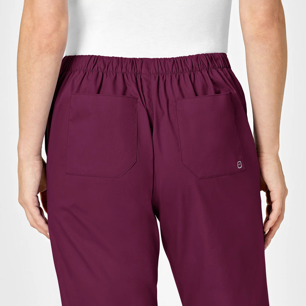 Wink Scrubs Women's Flare Leg Scrub Pant Wine | scrub-supply.com