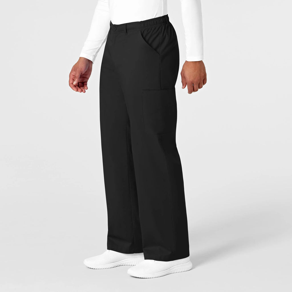 Wink Scrubs Men's WonderWORK Cargo Scrub Pant Black | scrub-supply.com