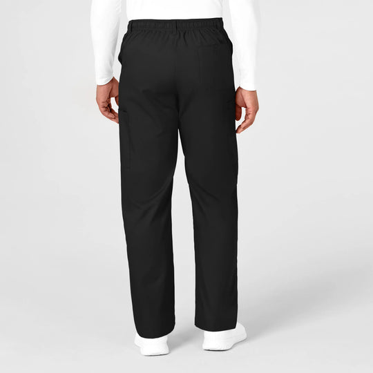 Wink Scrubs Men's WonderWORK Cargo Scrub Pant Black | scrub-supply.com