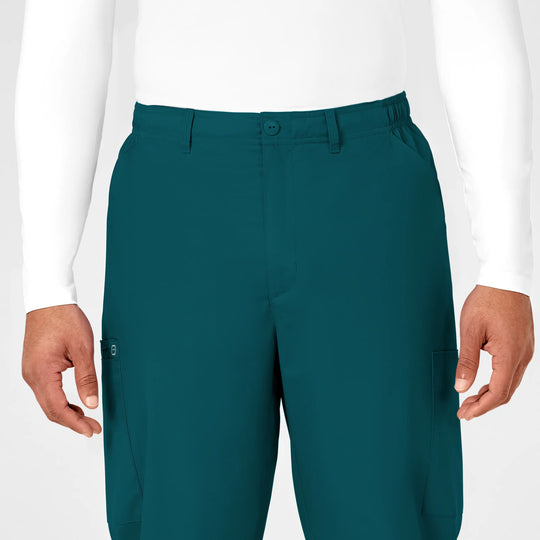 Wink Scrubs Men's WonderWORK Cargo Scrub Pant Caribbean Blue | scrub-supply.com