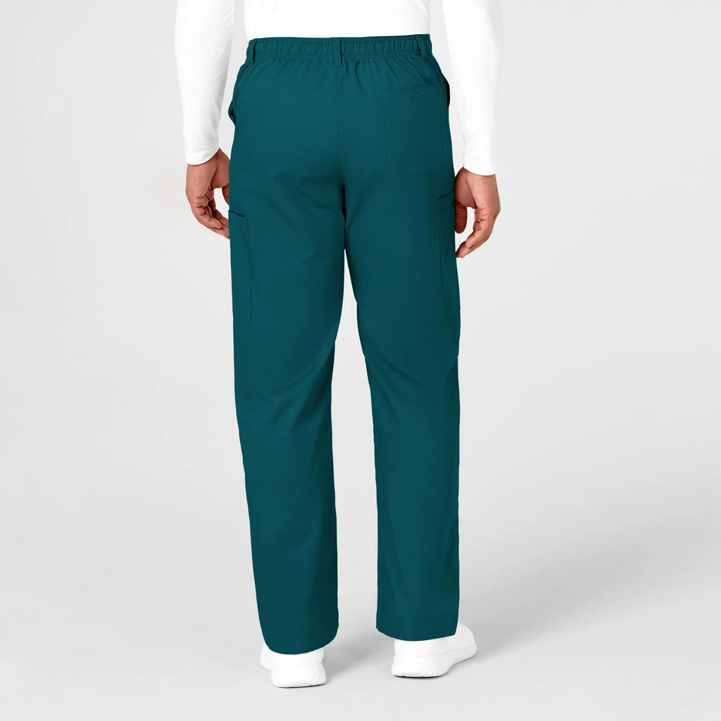 Wink Scrubs Men's WonderWORK Cargo Scrub Pant Caribbean Blue | scrub-supply.com