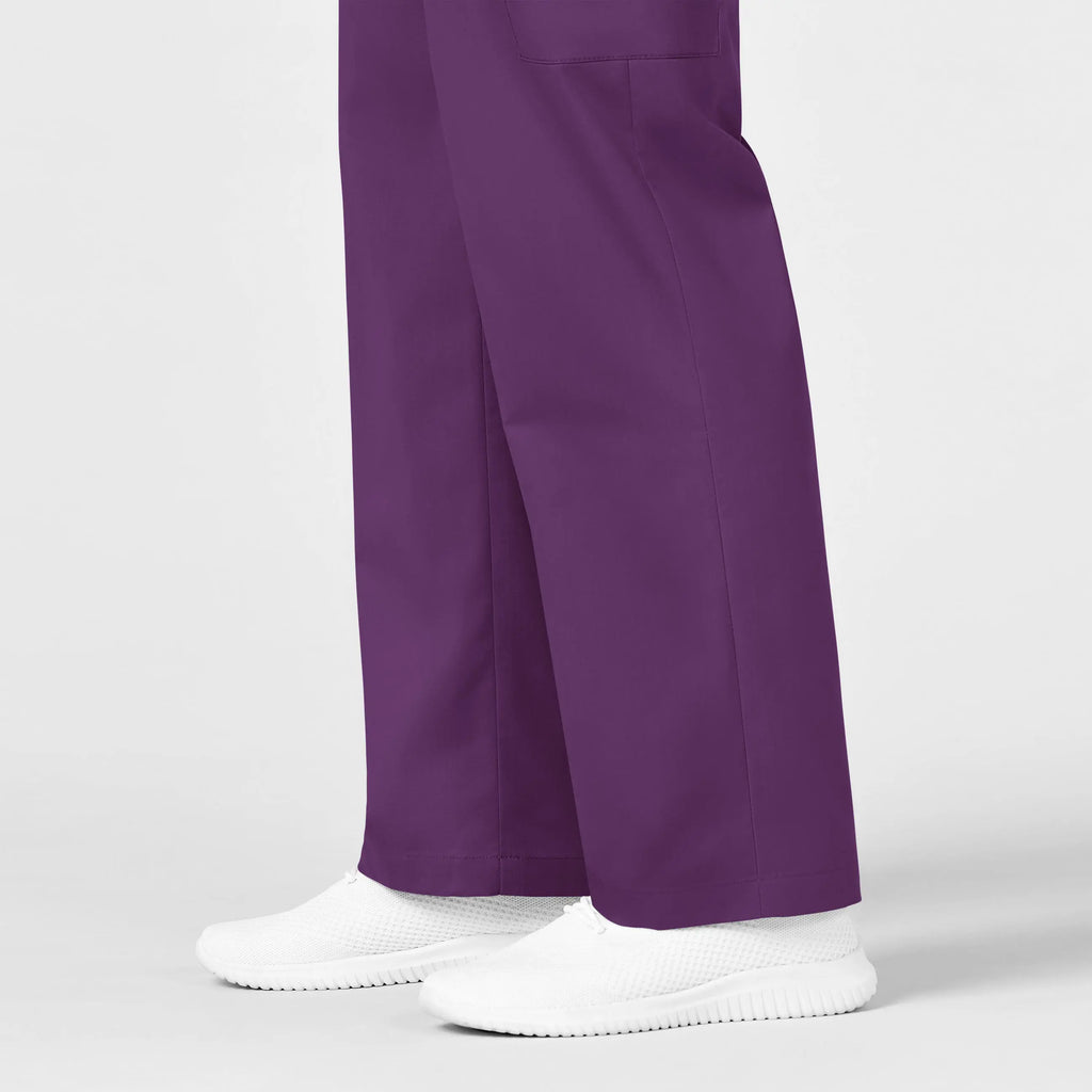 Wink Scrubs Men's WonderWORK Cargo Scrub Pant Eggplant | scrub-supply.com