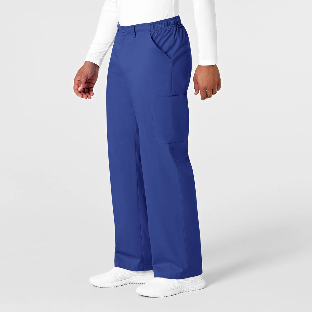 Wink Scrubs Men's WonderWORK Cargo Scrub Pant Galaxy Blue | scrub-supply.com