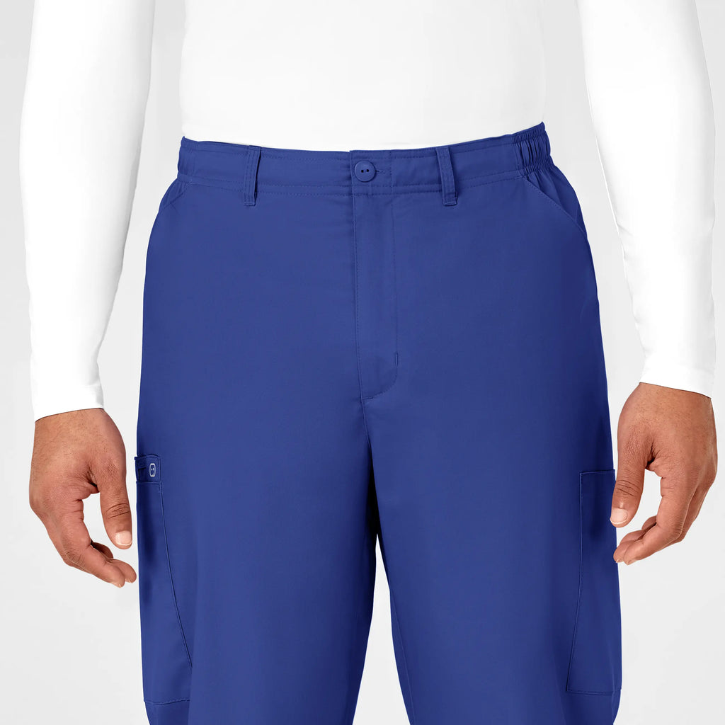 Wink Scrubs Men's WonderWORK Cargo Scrub Pant Galaxy Blue | scrub-supply.com