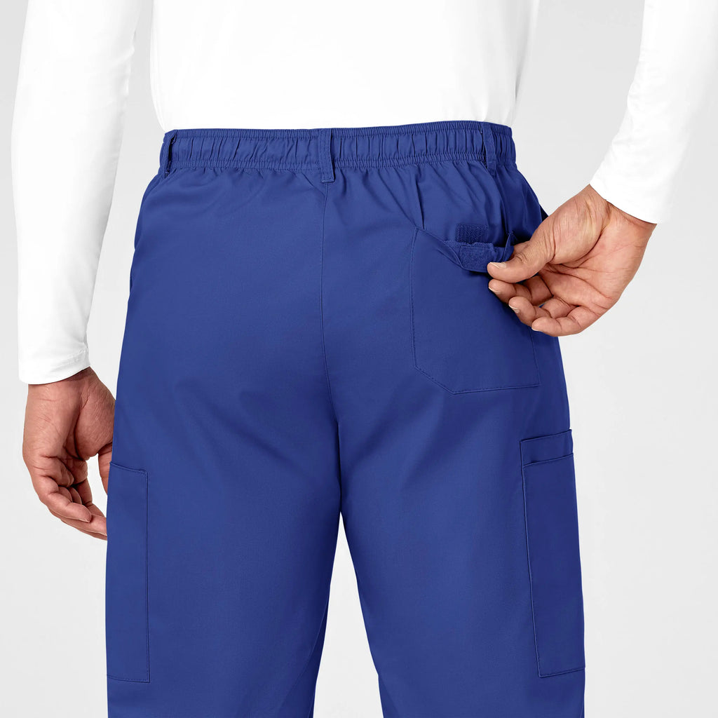 Wink Scrubs Men's WonderWORK Cargo Scrub Pant Galaxy Blue | scrub-supply.com