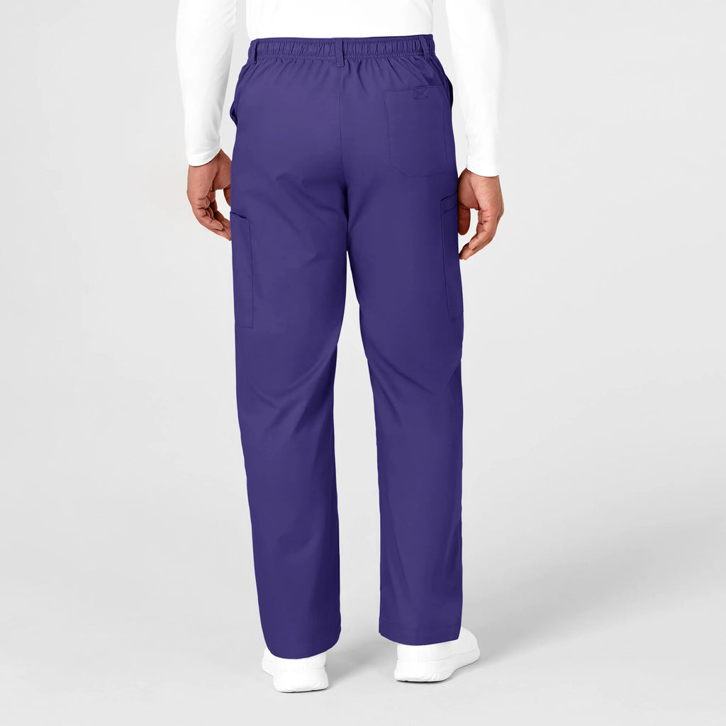 Wink Scrubs Men's WonderWORK Cargo Scrub Pant Grape | scrub-supply.com