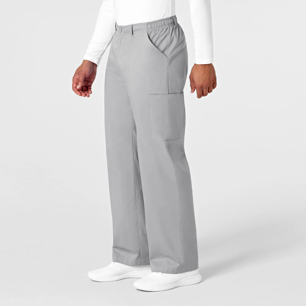 Wink Scrubs Men's WonderWORK Cargo Scrub Pant Grey | scrub-supply.com