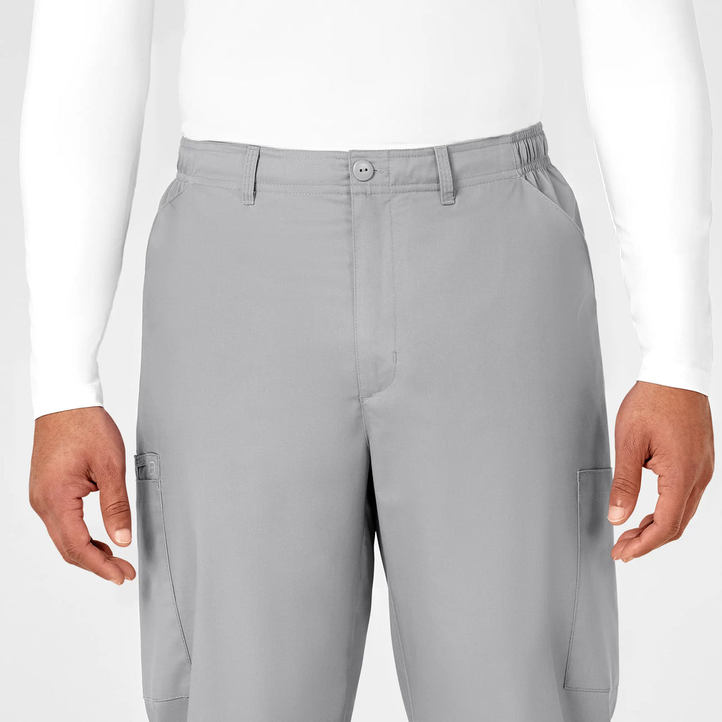 Wink Scrubs Men's WonderWORK Cargo Scrub Pant Grey | scrub-supply.com