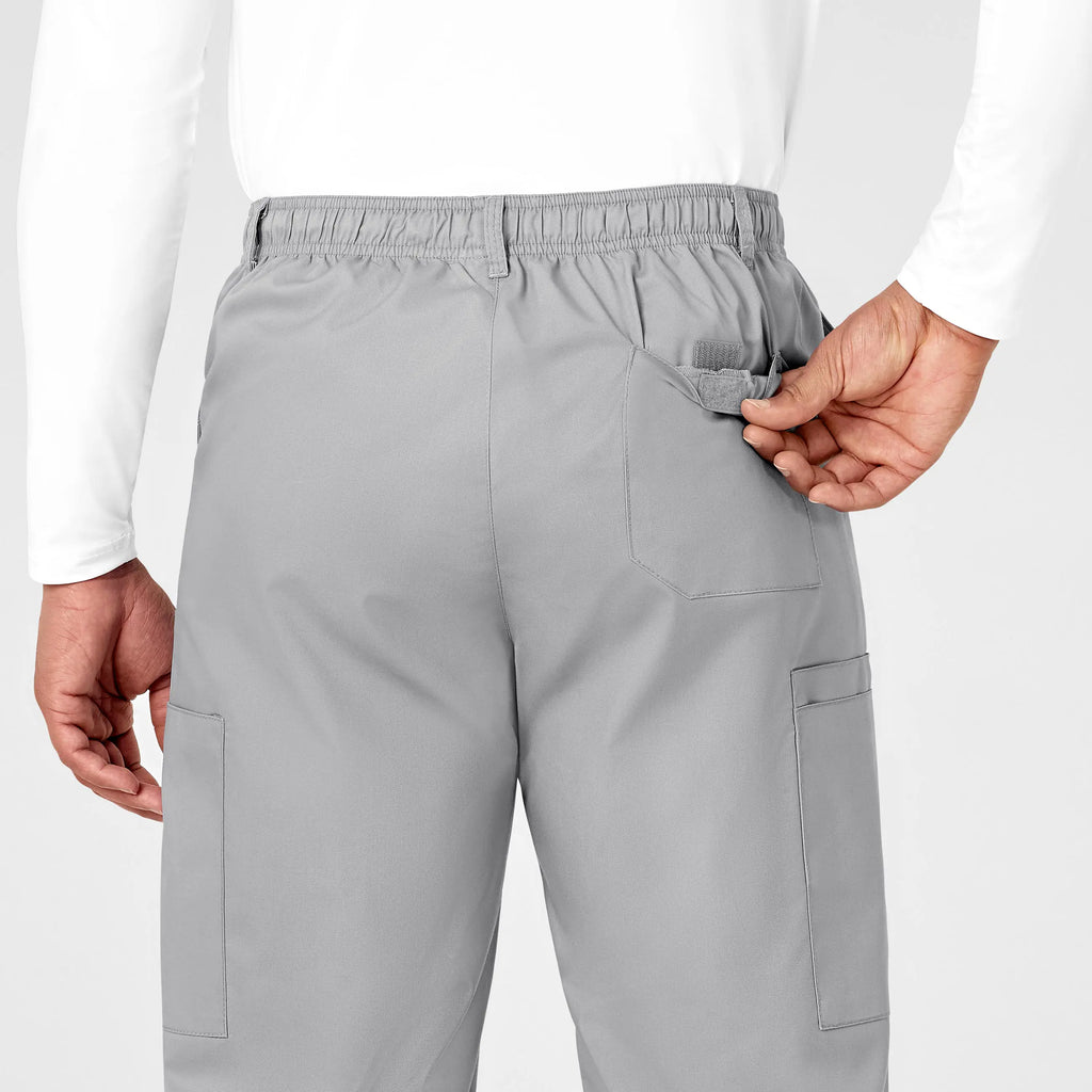 Wink Scrubs Men's WonderWORK Cargo Scrub Pant Grey | scrub-supply.com