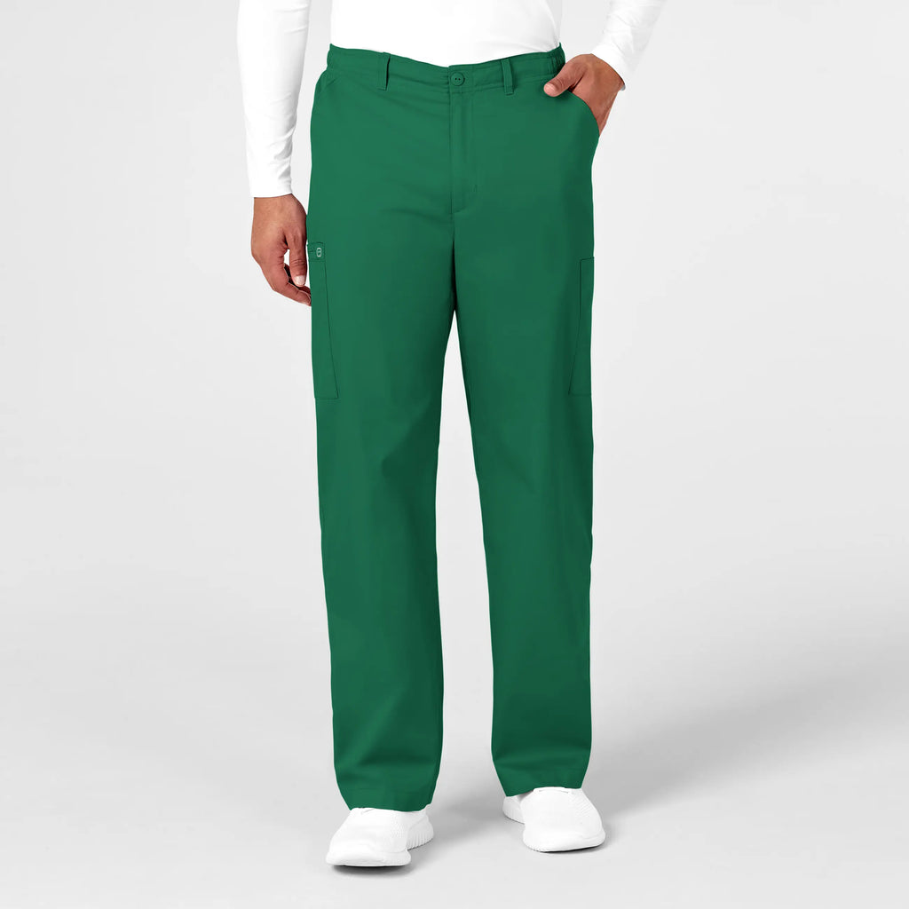 Wink Scrubs Men's WonderWORK Cargo Scrub Pant Hunter | scrub-supply.com