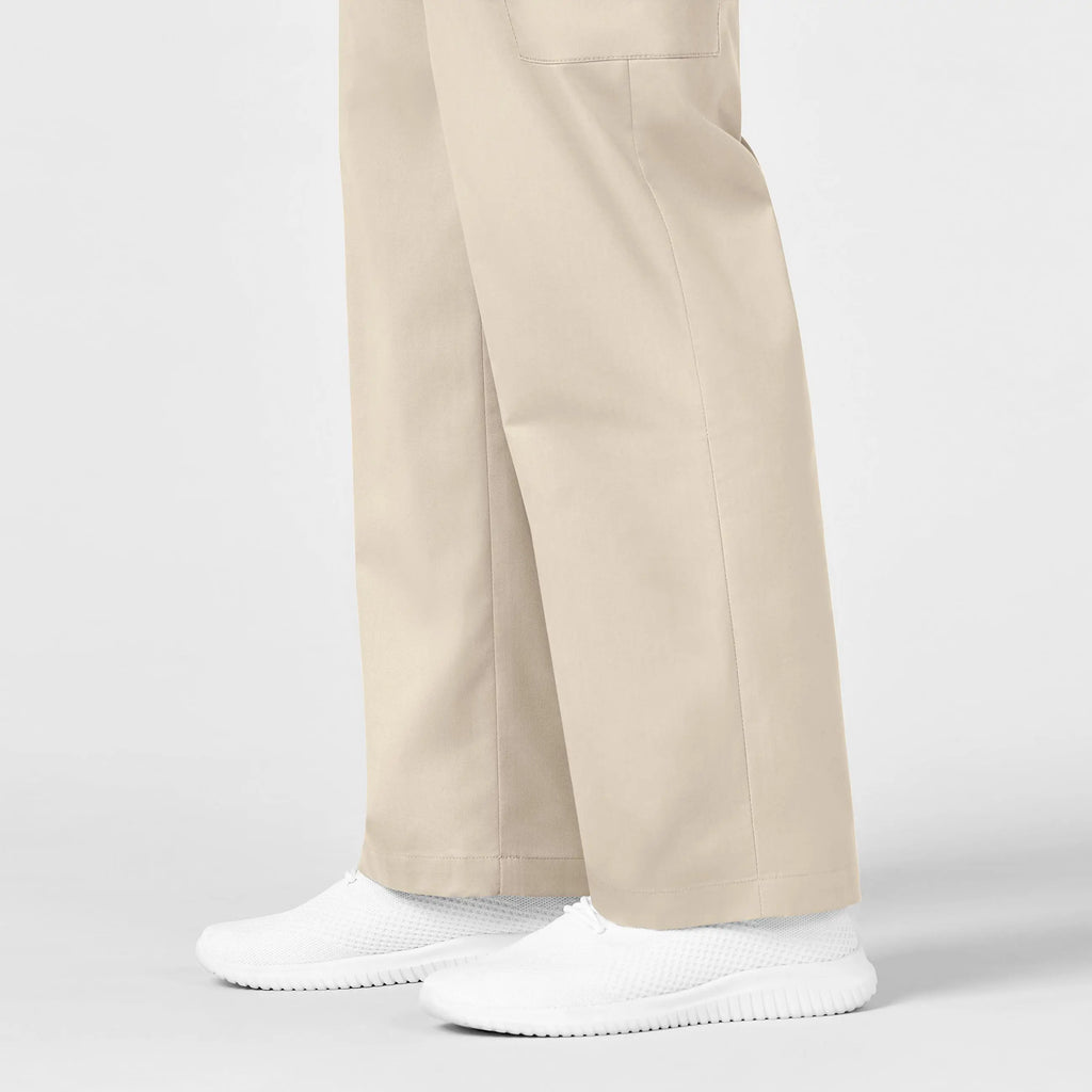 Wink Scrubs Men's WonderWORK Cargo Scrub Pant Khaki | scrub-supply.com