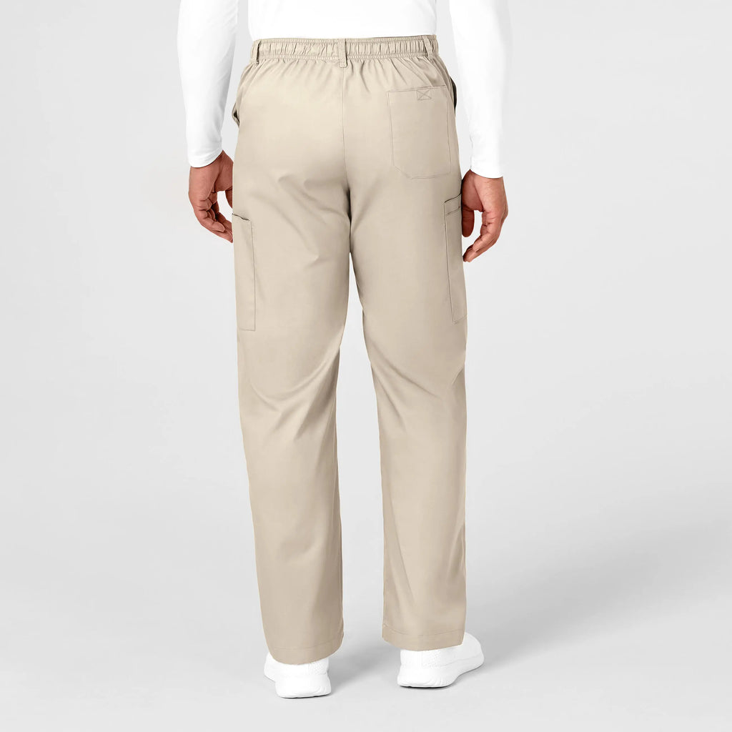 Wink Scrubs Men's WonderWORK Cargo Scrub Pant Khaki | scrub-supply.com