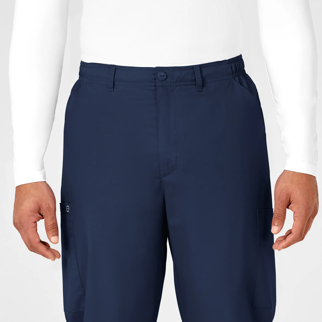 Wink Scrubs Men's WonderWORK Cargo Scrub Pant Navy | scrub-supply.com