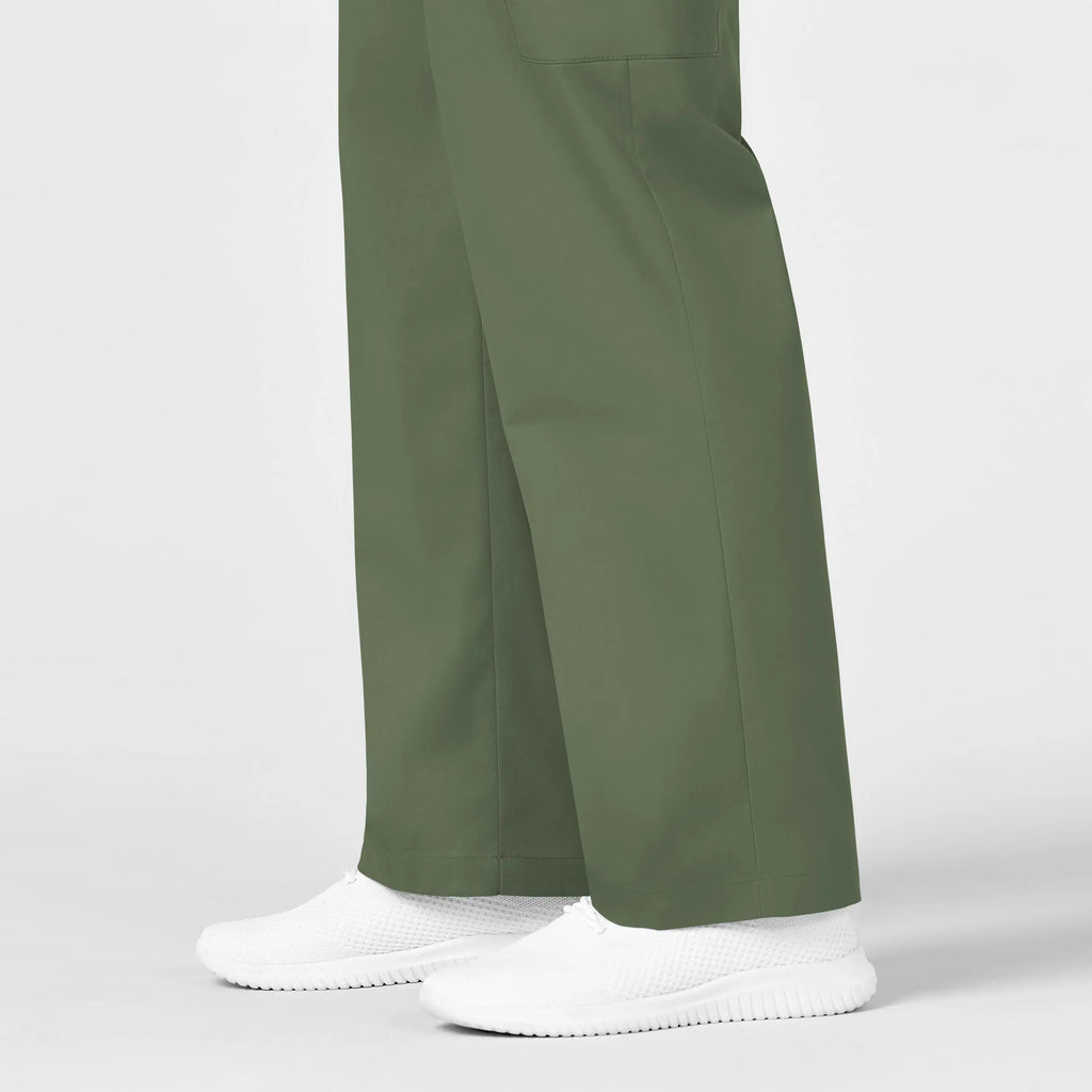 Wink Scrubs Men's WonderWORK Cargo Scrub Pant Olive | scrub-supply.com