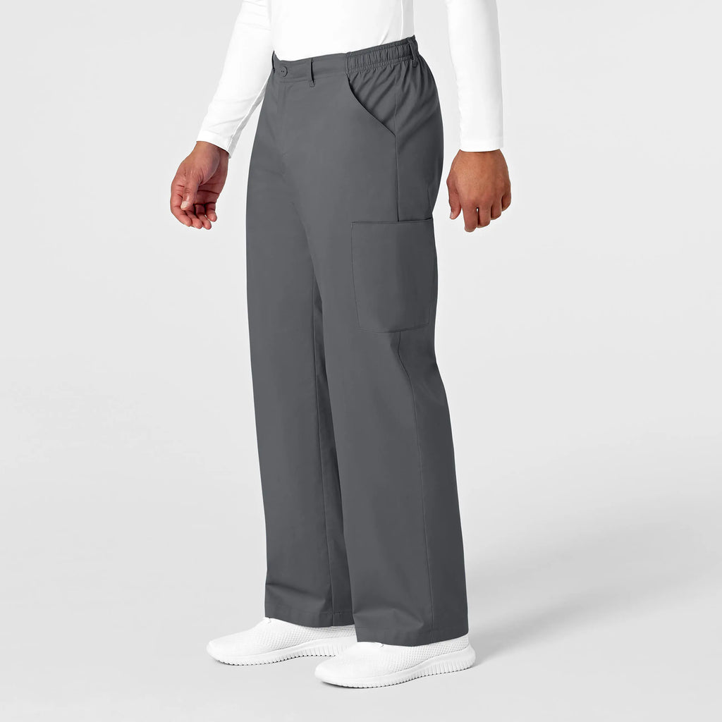 Wink Scrubs Men's WonderWORK Cargo Scrub Pant Pewter | scrub-supply.com