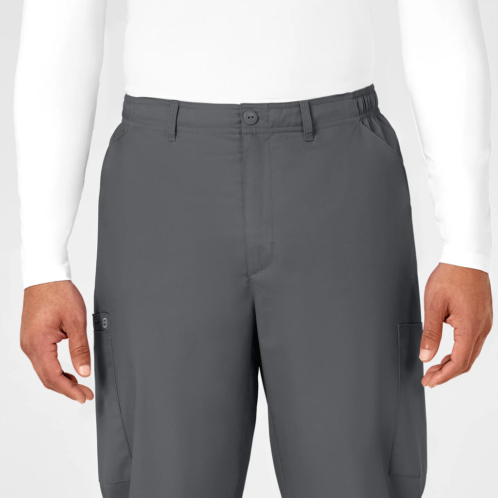 Wink Scrubs Men's WonderWORK Cargo Scrub Pant Pewter | scrub-supply.com