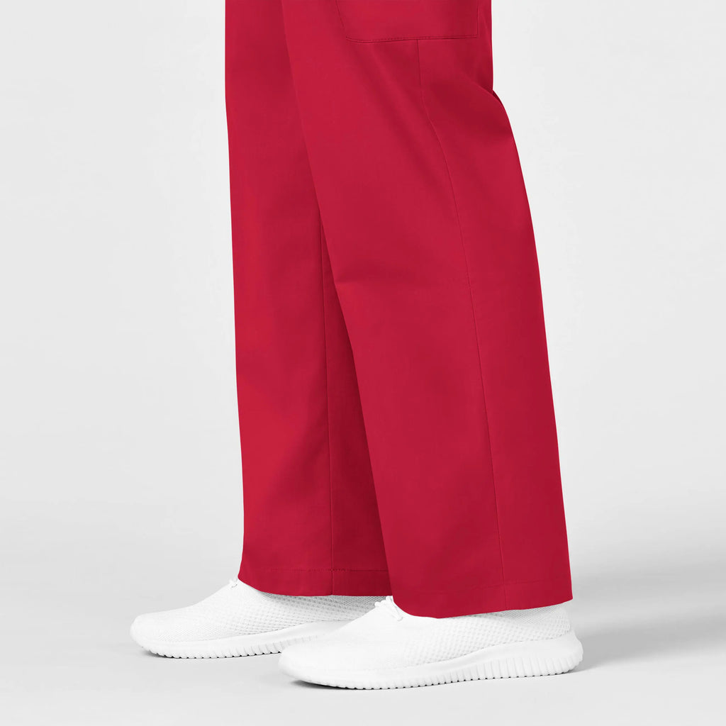 Wink Scrubs Men's WonderWORK Cargo Scrub Pant Red | scrub-supply.com