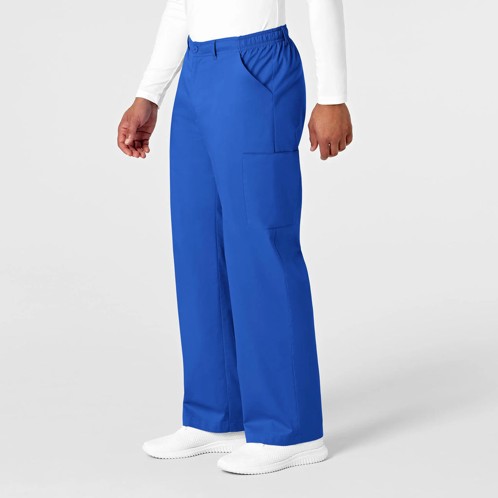 Wink Scrubs Men's WonderWORK Cargo Scrub Pant Royal Blue | scrub-supply.com