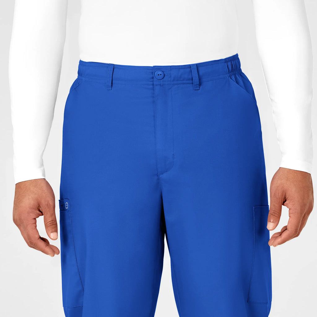 Wink Scrubs Men's WonderWORK Cargo Scrub Pant Royal Blue | scrub-supply.com