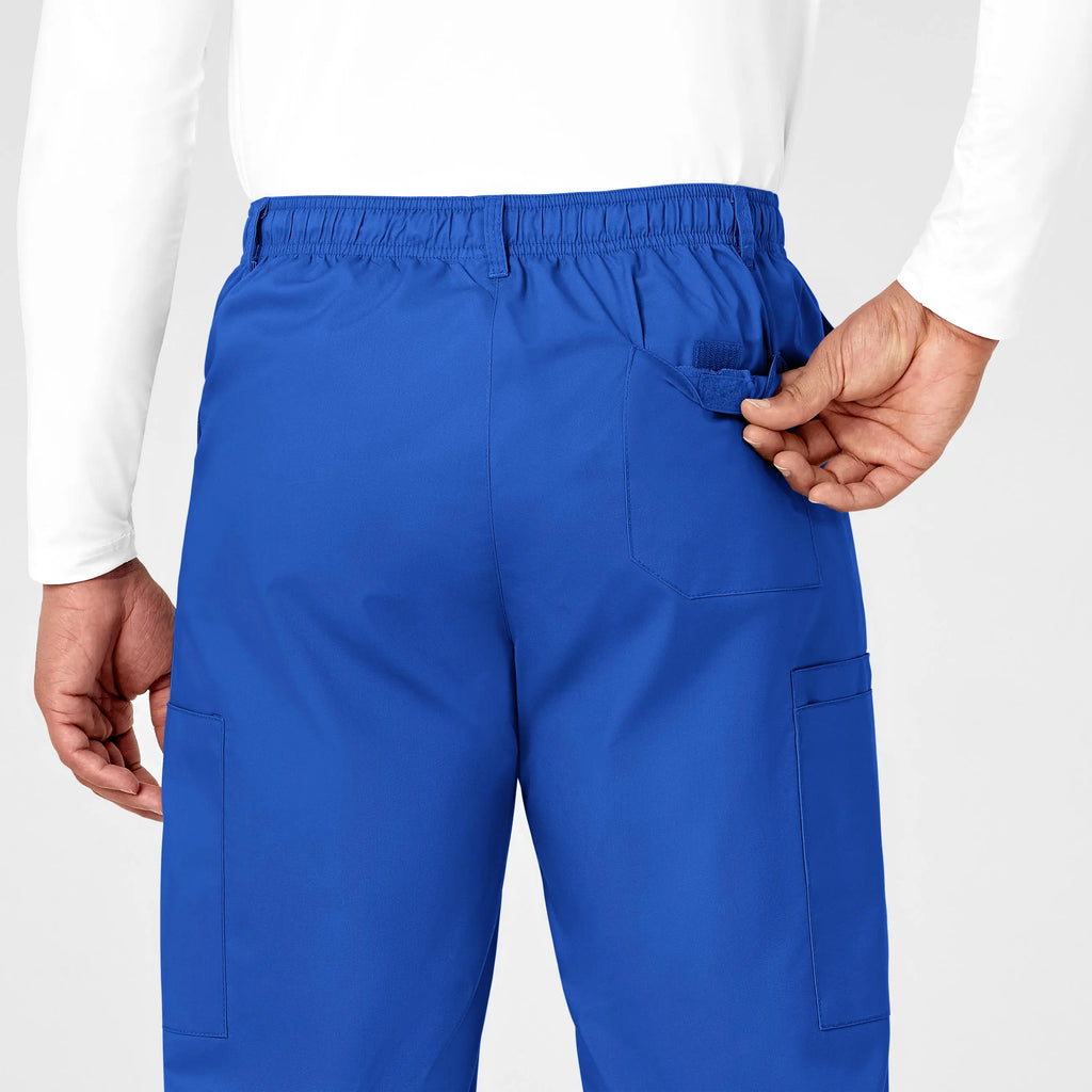 Wink Scrubs Men's WonderWORK Cargo Scrub Pant Royal Blue | scrub-supply.com