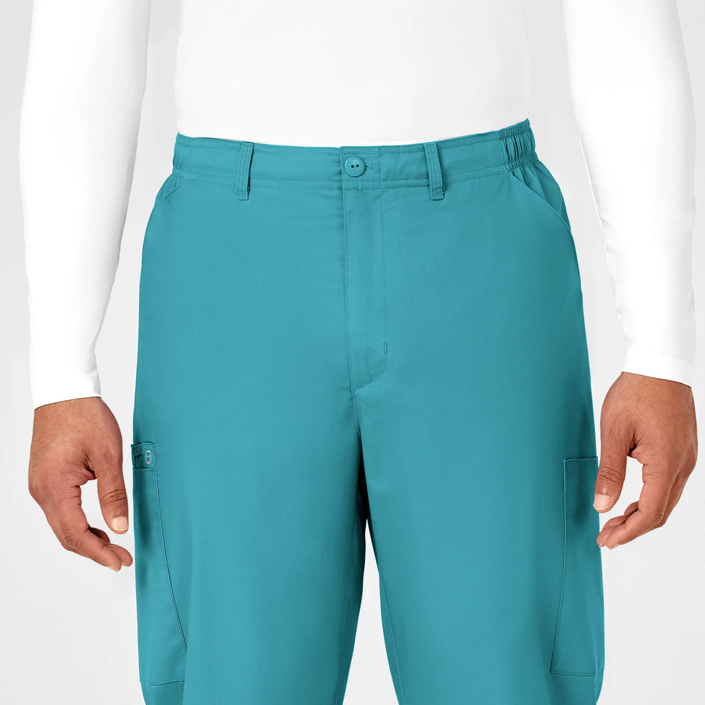 Wink Scrubs Men's WonderWORK Cargo Scrub Pant Teal | scrub-supply.com