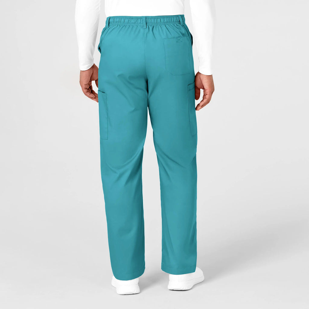 Wink Scrubs Men's WonderWORK Cargo Scrub Pant Teal | scrub-supply.com