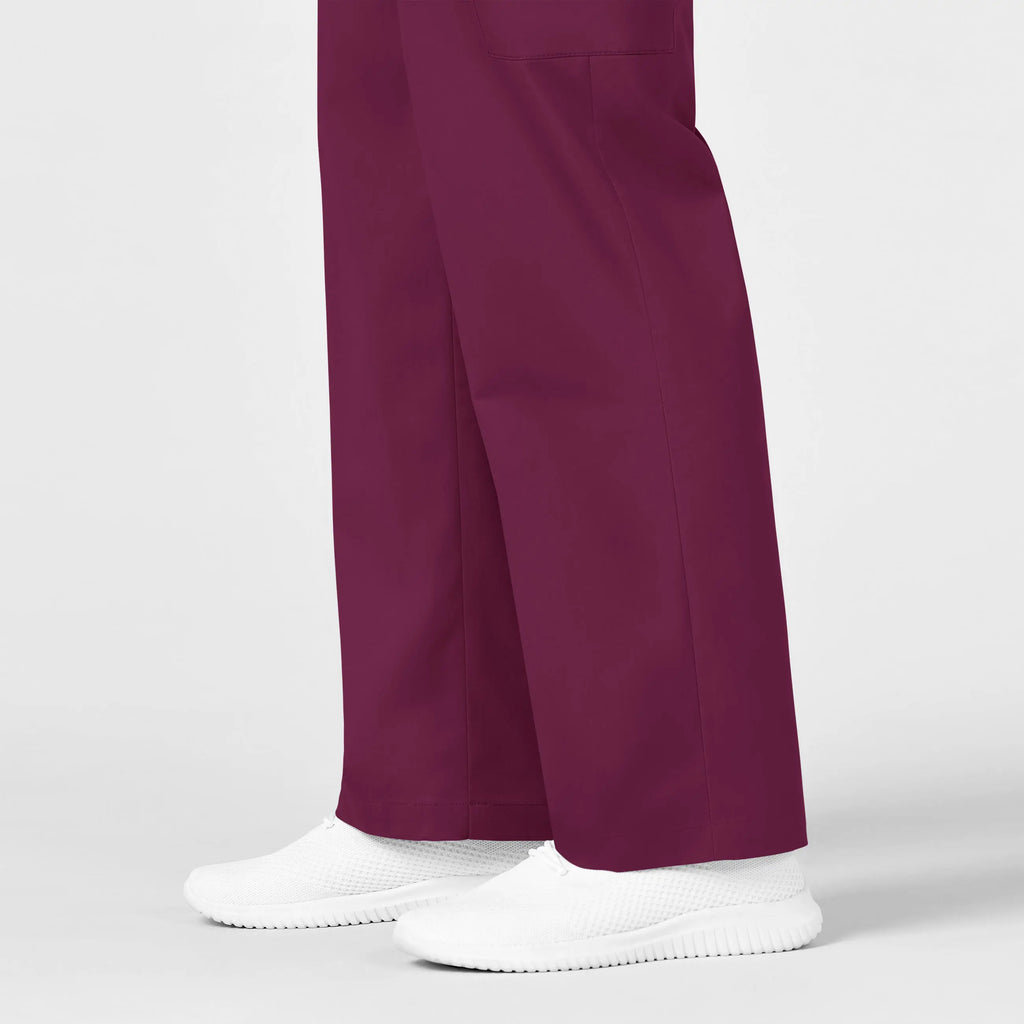 Wink Scrubs Men's WonderWORK Cargo Scrub Pant Wine | scrub-supply.com