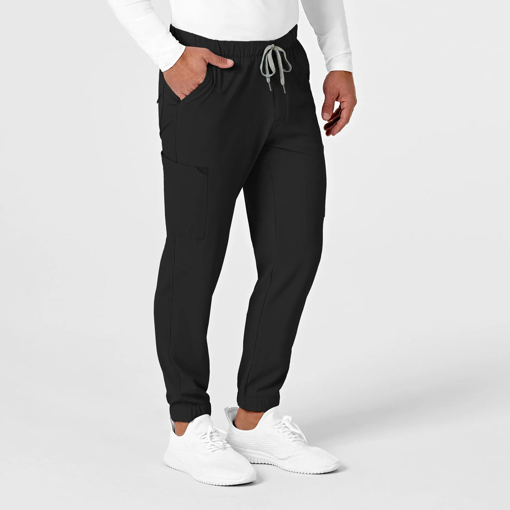 Wink Scrubs Men's Jogger Scrub Pant Black | scrub-supply.com