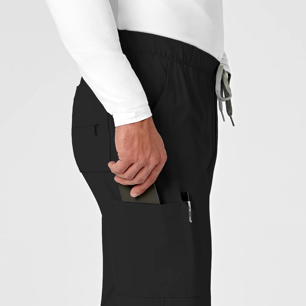 Wink Scrubs Men's Jogger Scrub Pant Black | scrub-supply.com