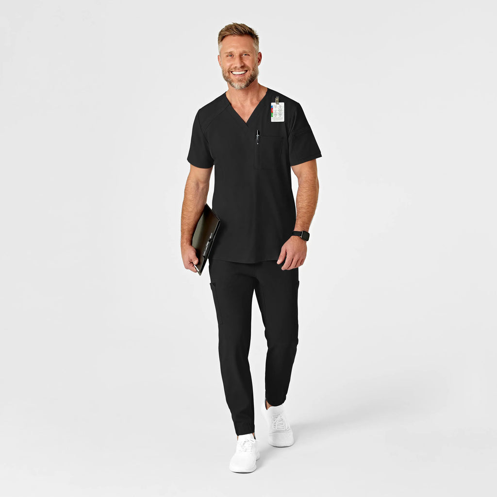 Wink Scrubs Men's Jogger Scrub Pant Black | scrub-supply.com