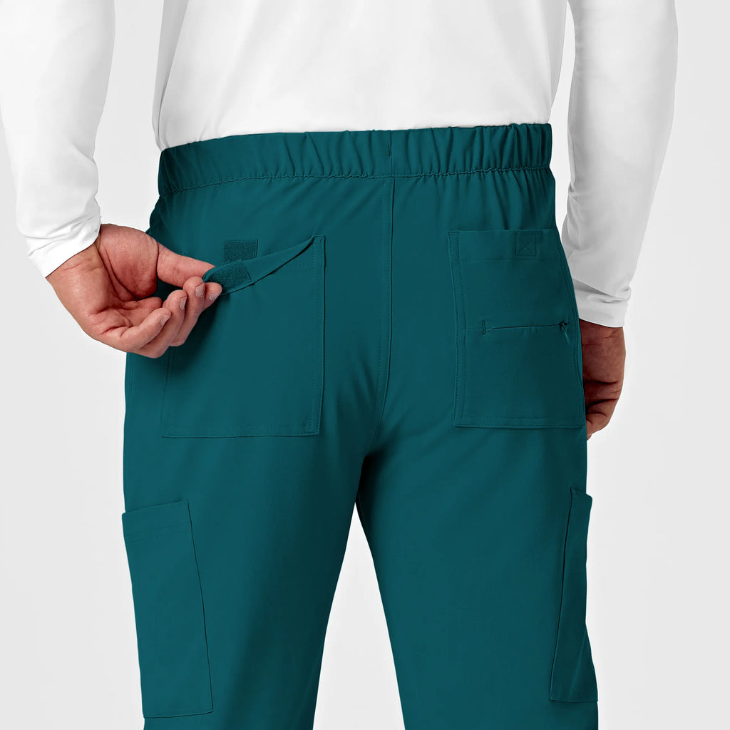 Wink Scrubs Men's Jogger Scrub Pant Caribbean Blue | scrub-supply.com