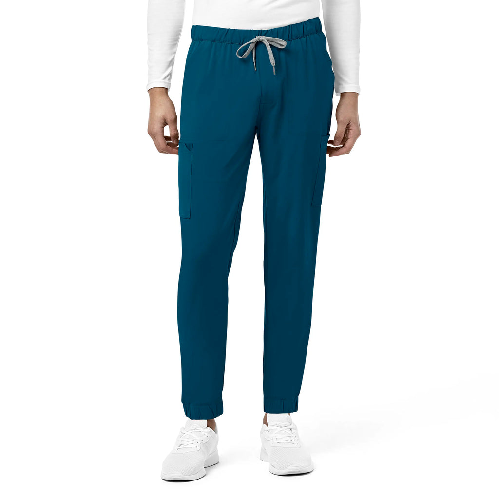 Wink Scrubs Men's Jogger Scrub Pant Caribbean Blue | scrub-supply.com