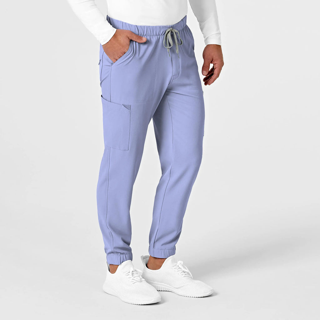 Wink Scrubs Men's Jogger Scrub Pant Ceil Blue | scrub-supply.com