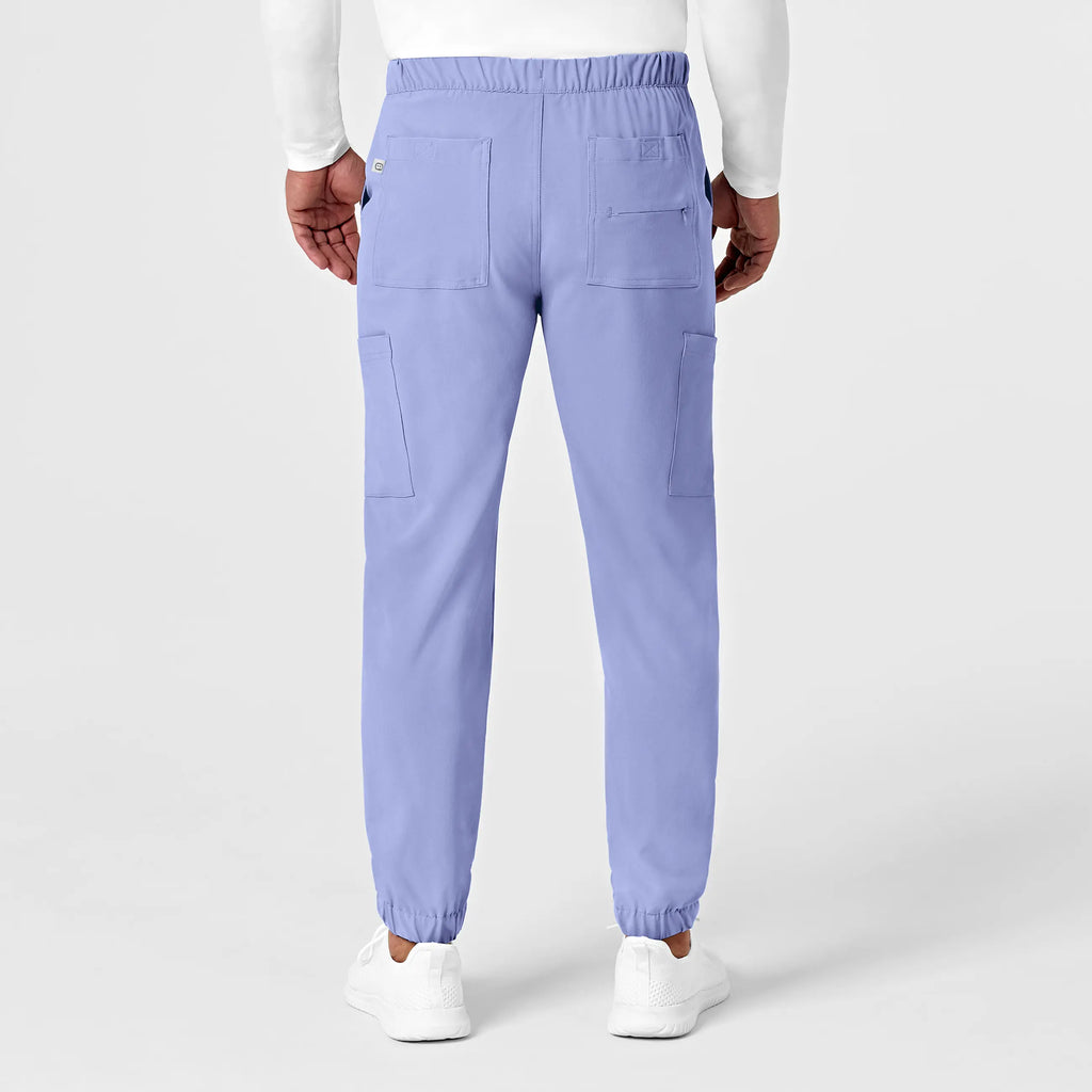 Wink Scrubs Men's Jogger Scrub Pant Ceil Blue | scrub-supply.com