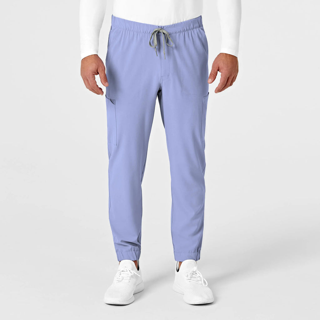 Wink Scrubs Men's Jogger Scrub Pant Ceil Blue | scrub-supply.com